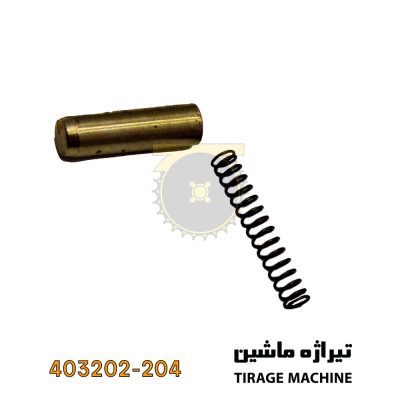 فنر موشکی با فنر جغجغه گیربکس لودر ۵ تن ساخت تیراژه ماشین – قطعه مقاوم برای تثبیت عملکرد سیستم دنده