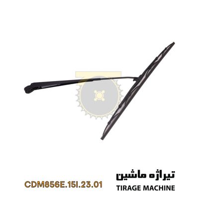 تیغه برف پاک‌کن عقب لودر ۵ تن بدون پایه، ساخته‌شده از لاستیک مقاوم و مناسب برای انواع لودر در شرایط صنعتی و معدنی.