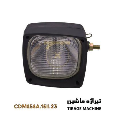 چراغ کار عقب اتاق لودر ۵ تن با نوردهی قوی و بدنه مقاوم – محصول تیراژه ماشین