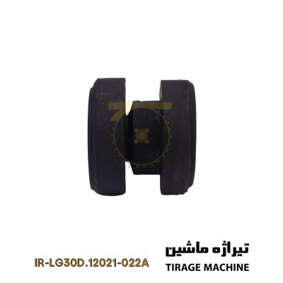 لاستیک ضربه‌گیر ایرانی اتاق لودر ۵ تن – قطعه ضد لرزش مقاوم برای نصب زیر کابین لودرهای قدیمی، ساخت ایران.