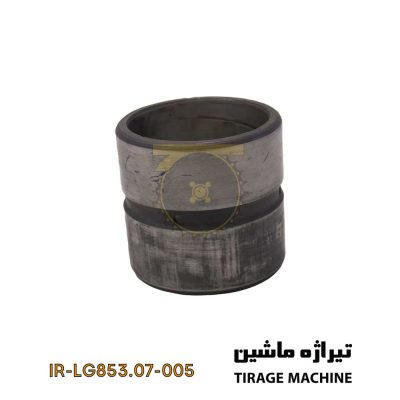 بوش فلزی ایرانی پین جک تخلیه به ملخی باکت لودر ۵ تن – قطعه اتصال دقیق و مقاوم در برابر فشار و سایش، مناسب لودرهای صنعتی.